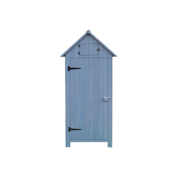 Almo Fulfillment Services Llc Hanover Wooden Storage Shed, 30" x 20-2/5" x 69-3/5" Grey HANWS0102-GRY